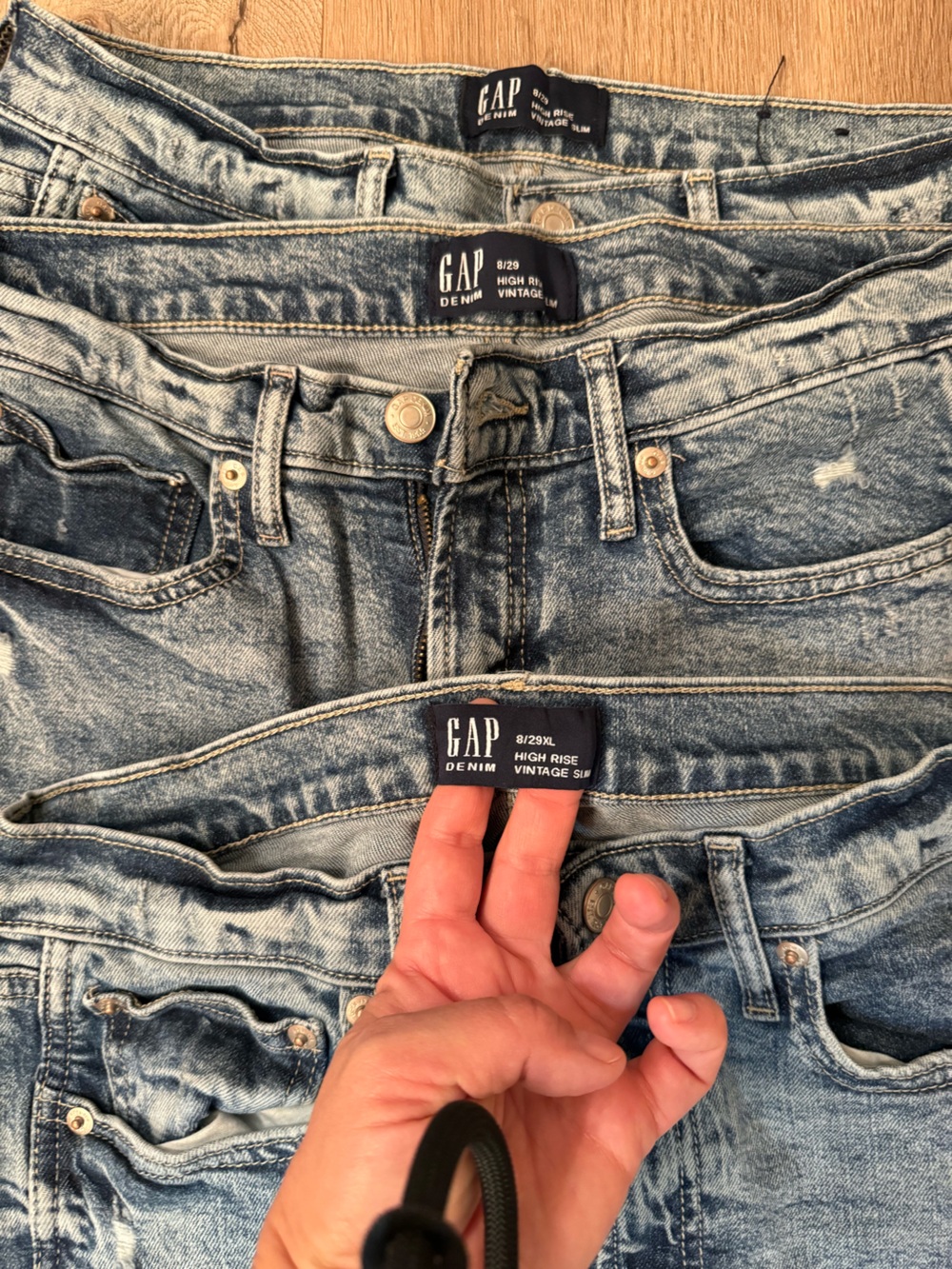 GAP lot (3) Women’s Vintage Slim Jeans